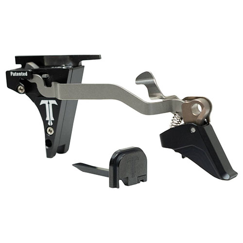 TriggerTech ACE to modułowy system spustowy do Glocks, oferujący precyzję 1911, regulowaną wagę spustu oraz innowacyjną technologię bezpieczeństwa.